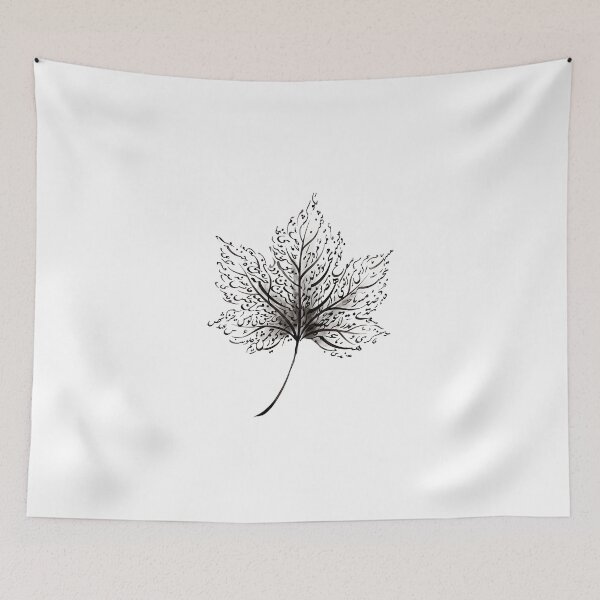 Item preview, Persian Calligraphy Leaf Nature Traditional Iranian Typography Art designed and sold by yousefi.