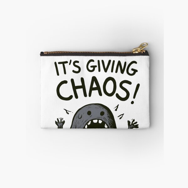 Item preview, It's Giving Chaos Screaming Monster Meme designed and sold by NicolasGlowArt.