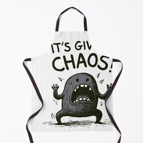 Item preview, It's Giving Chaos Screaming Monster Meme designed and sold by NicolasGlowArt.