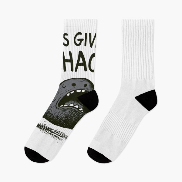 Item preview, It's Giving Chaos Screaming Monster Meme designed and sold by NicolasGlowArt.