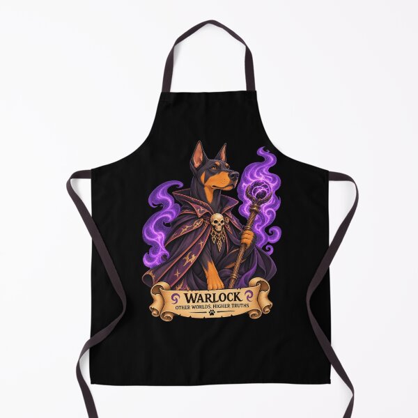 Item preview, Dog D&D Warlock – Doberman Dark Magic designed and sold by StudioSand.