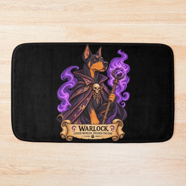 Item preview, Dog D&D Warlock – Doberman Dark Magic designed and sold by StudioSand.