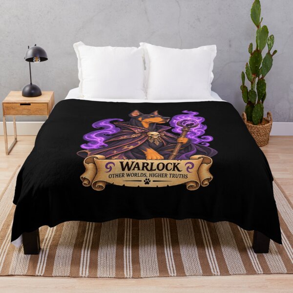 Item preview, Dog D&D Warlock – Doberman Dark Magic designed and sold by StudioSand.
