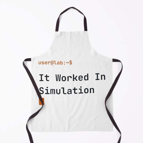 Item preview, It Worked In Simulation Funny Engineering & Science Typography designed and sold by Overengineering.