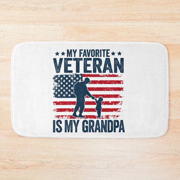 Item preview, My Favorite Veteran Is My Grandpa Proud Military Grandchild Patriotic Veteran Family designed and sold by 76Valeria.