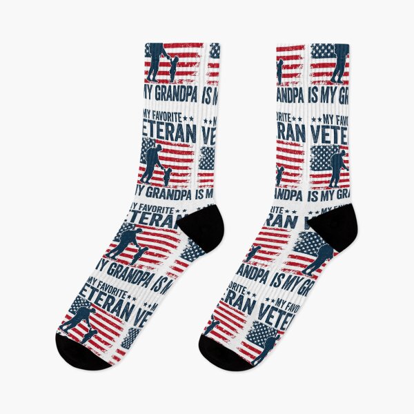 Item preview, My Favorite Veteran Is My Grandpa Proud Military Grandchild Patriotic Veteran Family designed and sold by 76Valeria.