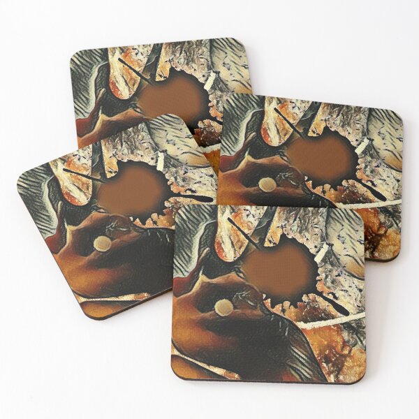 Item preview, Emberveil Nocturne – Burnished Abstract Forms designed and sold by Absractshop4942.