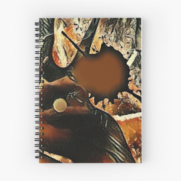 Item preview, Emberveil Nocturne – Burnished Abstract Forms designed and sold by Absractshop4942.