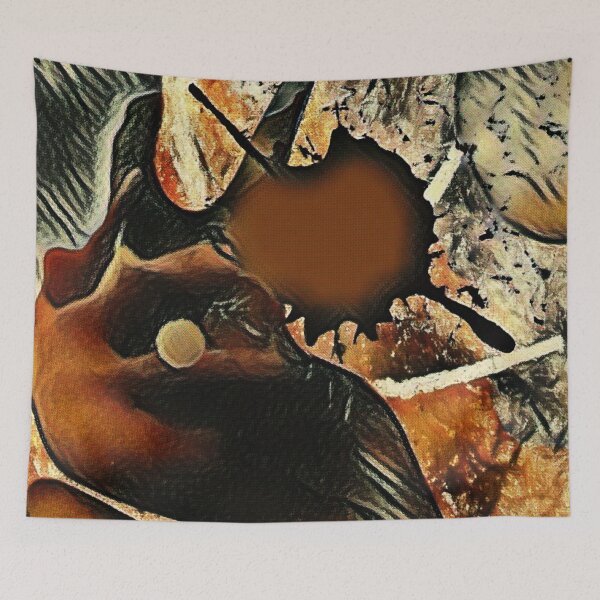 Item preview, Emberveil Nocturne – Burnished Abstract Forms designed and sold by Absractshop4942.