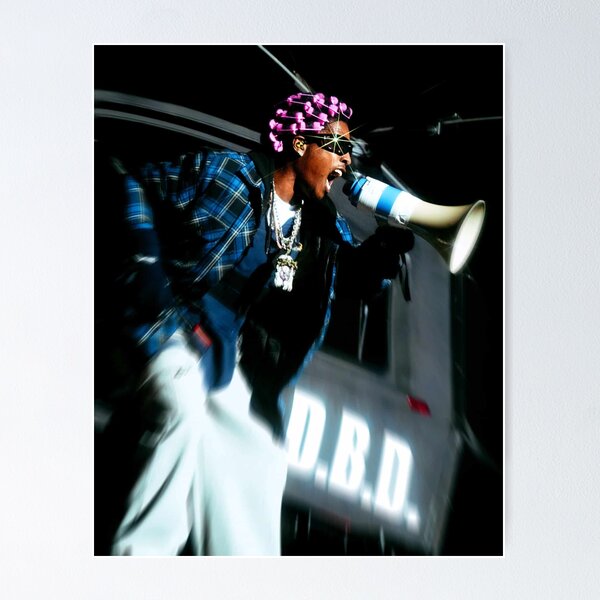 Item preview, Póster del concierto de la gira "Don't Be Dumb" de A$AP Rocky Photography designed and sold by sunriseagony.