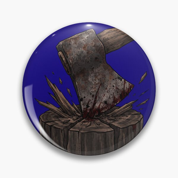 Item preview, Bloody Rusted Axe and Splintered Stump Art    designed and sold by urmoments.
