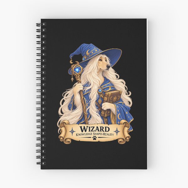 Item preview, Dog D&D Wizard – Afghan Hound Arcane Mage designed and sold by StudioSand.