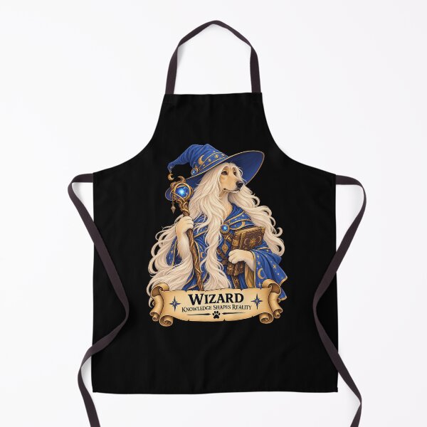 Item preview, Dog D&D Wizard – Afghan Hound Arcane Mage designed and sold by StudioSand.
