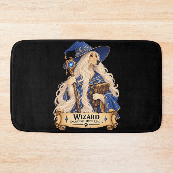 Item preview, Dog D&D Wizard – Afghan Hound Arcane Mage designed and sold by StudioSand.