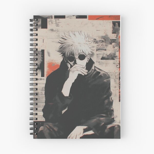 Item preview, Gojo Satoru Newspaper Collage – Jujutsu Kaisen Grunge Art designed and sold by frantuliuss.