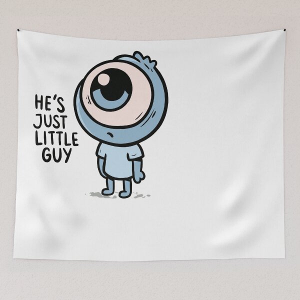 Item preview, He's Just Little Guy Cute Cyclops Monster Design designed and sold by NicolasGlowArt.