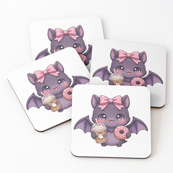 Item preview, Coffee and doughnut bat  designed and sold by priyankajustine.