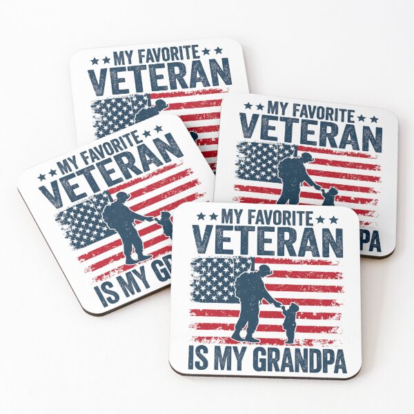 Item preview, My Favorite Veteran Is My Grandpa Proud Military Grandchild Patriotic Veteran Family designed and sold by beoldfashioned.