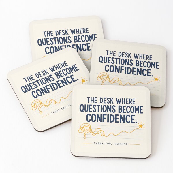 Item preview, Teacher Appreciation Gift – The Desk Where Questions Become Confidence designed and sold by astersgraphics.