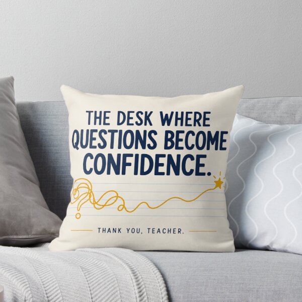 Item preview, Teacher Appreciation Gift – The Desk Where Questions Become Confidence designed and sold by astersgraphics.