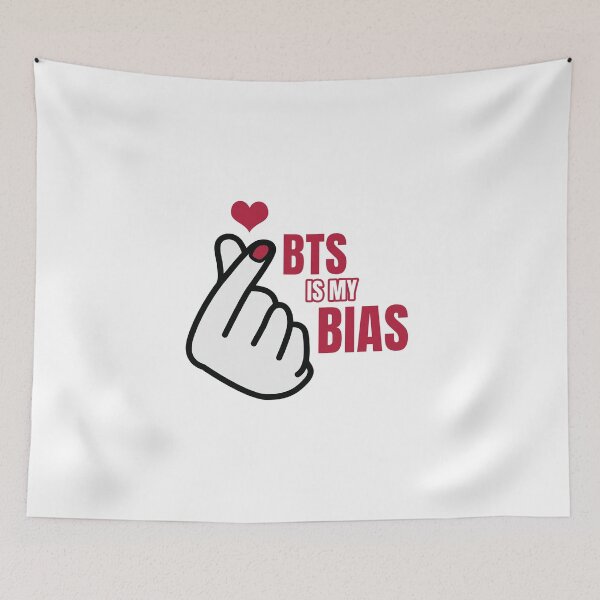Item preview, BTS Is My BIAS KPOP Bangtan Boys Korean Finger Heart designed and sold by M3G4MERCH.