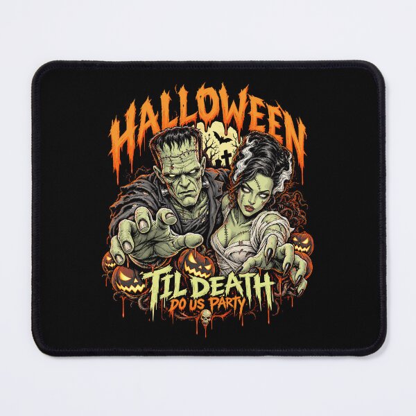 Item preview, Frankenstein and Bride Halloween Gothic Horror designed and sold by EdwinkOne.