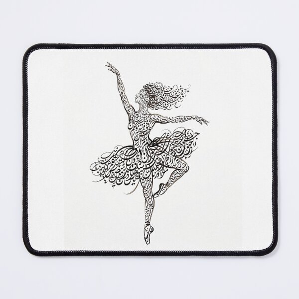 Item preview, Persian Calligraphy Ballerina Dancer Traditional Iranian Typography Art designed and sold by yousefi.