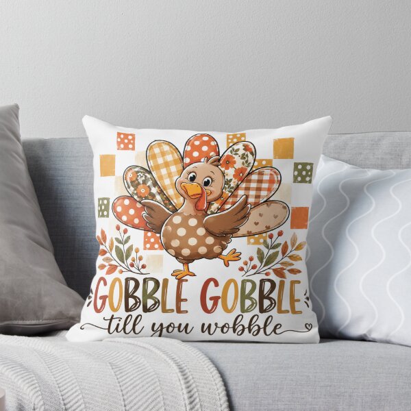 Item preview, Gobble Gobble Till You Wobble Thanksgiving Turkey designed and sold by gigizTz.