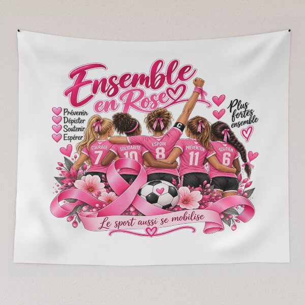 Item preview, Together in Pink – Women's Football, Solidarity and Awareness designed and sold by Cifi64.