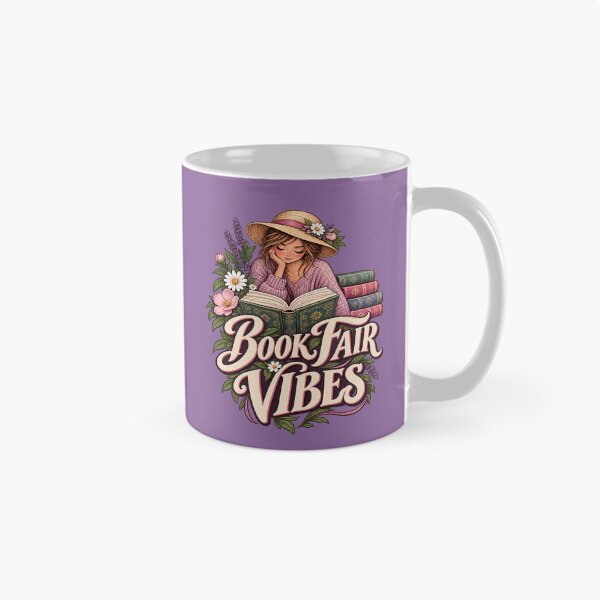 Item preview, Book Fair Vibes – Reading Girl Floral Bookworm. designed and sold by Endless7Art.