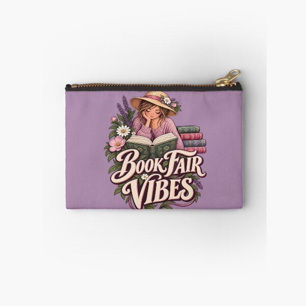 Item preview, Book Fair Vibes – Reading Girl Floral Bookworm. designed and sold by Endless7Art.