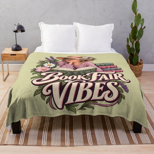 Item preview, Book Fair Vibes – Reading Girl Floral Bookworm. designed and sold by Endless7Art.