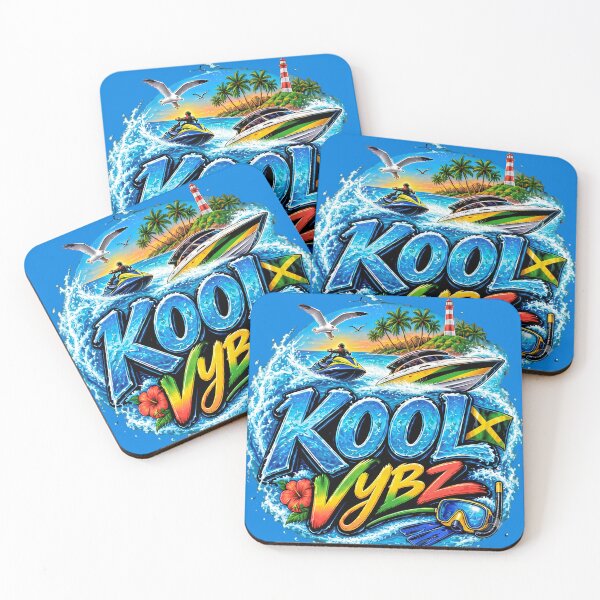 Item preview, Kool Vybz Jamaica Tropical Beach Jet Ski Speedboat Summer Vibes designed and sold by digitalbob60.