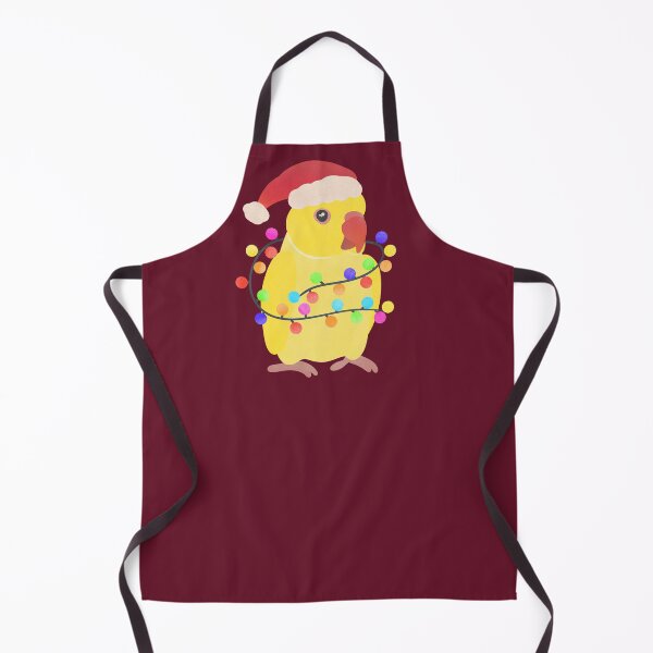 Item preview, Yellow Indian Ringneck Christmas Illustration designed and sold by FandomizedRose.