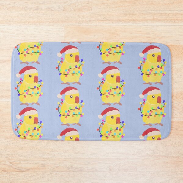 Item preview, Yellow Indian Ringneck Christmas Illustration designed and sold by FandomizedRose.