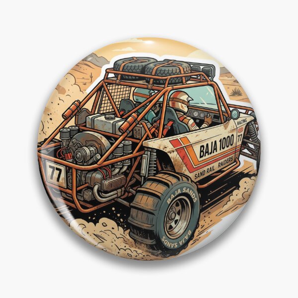 Item preview, Vintage Baja 1000 Sand Rail Dune Buggy Sticker designed and sold by Fixnovaguide.