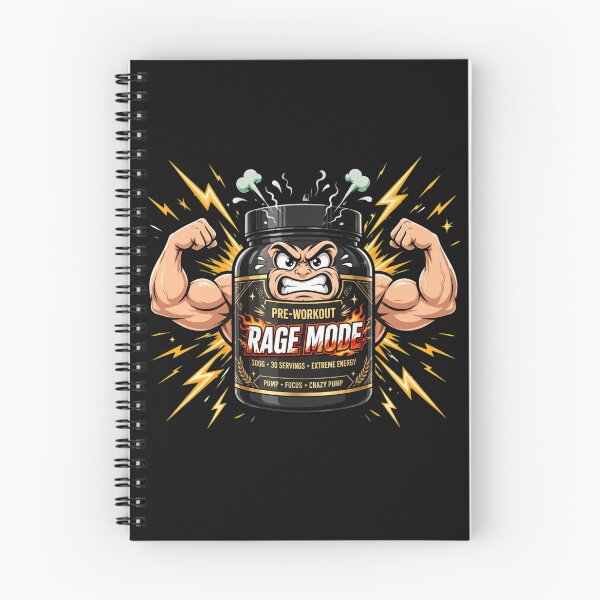 Item preview, Pre-Workout Rage Mode Funny Gym - Extreme Energy Pump Focus designed and sold by StrongEveryDayStore.