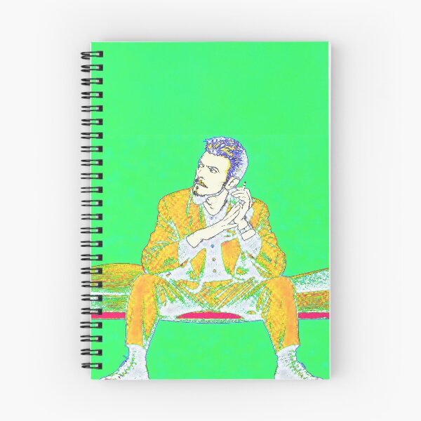 Aperçu de l'œuvre Bowie hyper fluorescent créée et vendue par aprd666.