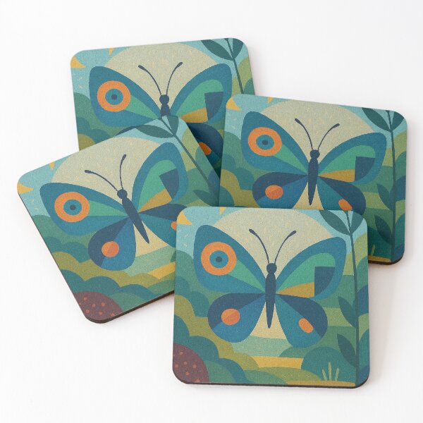 Item preview, Colourful Butterfly - a Geometric illustration. designed and sold by GalleryKauffeld.