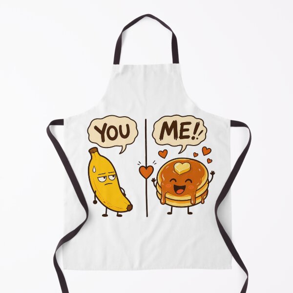 Item preview, Grumpy Banana Pancakes Breakfast Couples Opposites Attract designed and sold by nortowelcomics.