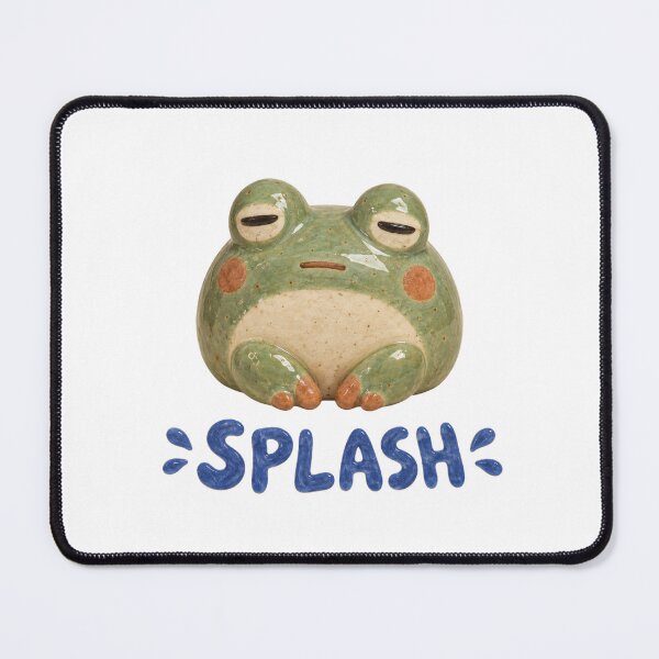 Item preview, Cute Ceramic Frog Splash Art Sticker designed and sold by Frenky Stickers.