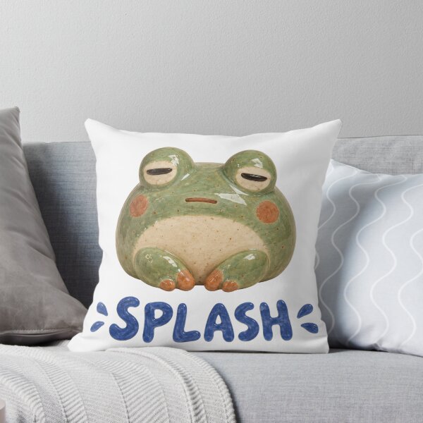 Item preview, Cute Ceramic Frog Splash Art Sticker designed and sold by Frenky Stickers.