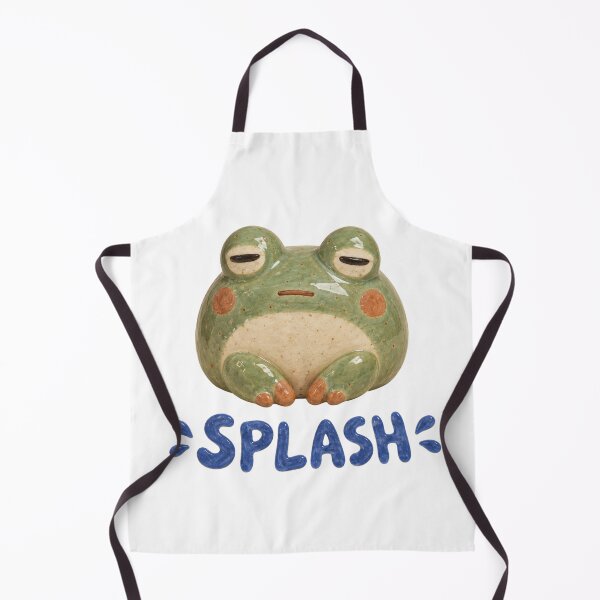 Item preview, Cute Ceramic Frog Splash Art Sticker designed and sold by Frenky Stickers.