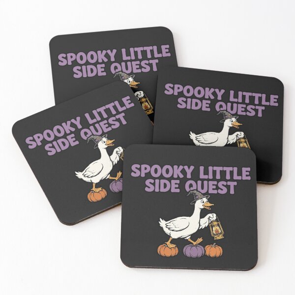 Item preview, Spooky Little Side Quest Funny Halloween Goose designed and sold by InspireHerTribe.