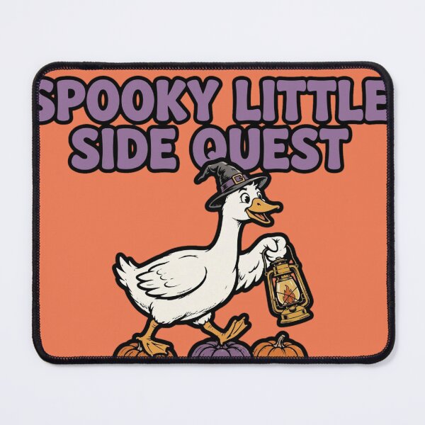 Item preview, Spooky Little Side Quest Funny Halloween Goose designed and sold by InspireHerTribe.