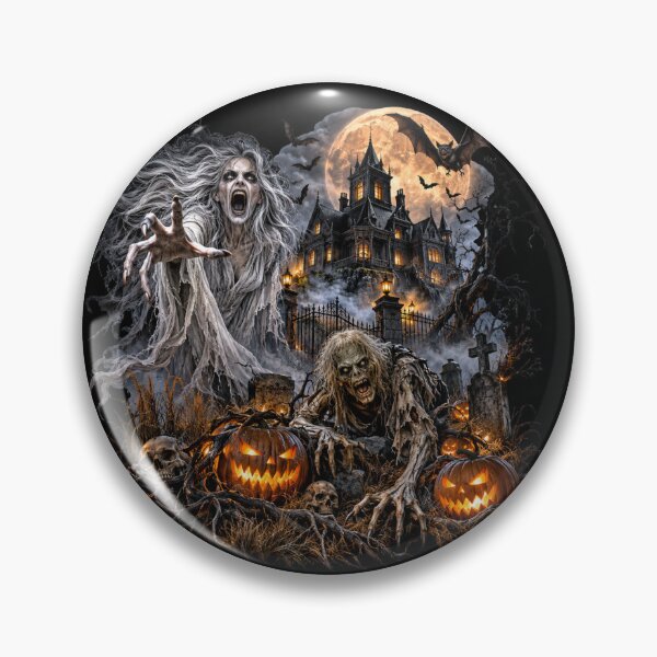 Item preview, Banshee & Ghoul Haunted Mansion – Gothic Halloween Horror designed and sold by Classic Chaos Creations.