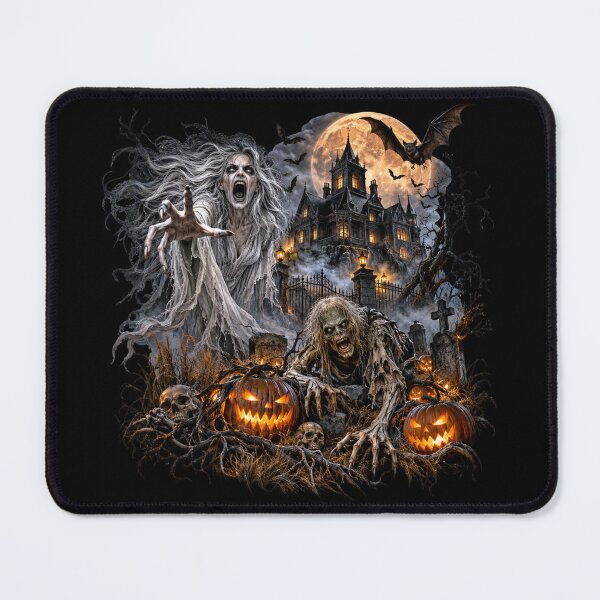 Item preview, Banshee & Ghoul Haunted Mansion – Gothic Halloween Horror designed and sold by Classic Chaos Creations.