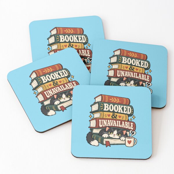 Item preview, Booked & Unavailable – Cute Reading Cat Design designed and sold by InspireHerTribe.