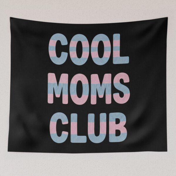 Item preview, COOL MOMS CLUB Shirt / COOL MUMS CLUB / COOL MOM / Pink and Blue aesthetic / Mom Squad / Mothers Day Gift / Cool Mama Club / sweatshirt Gifts designed and sold by TeenLake.