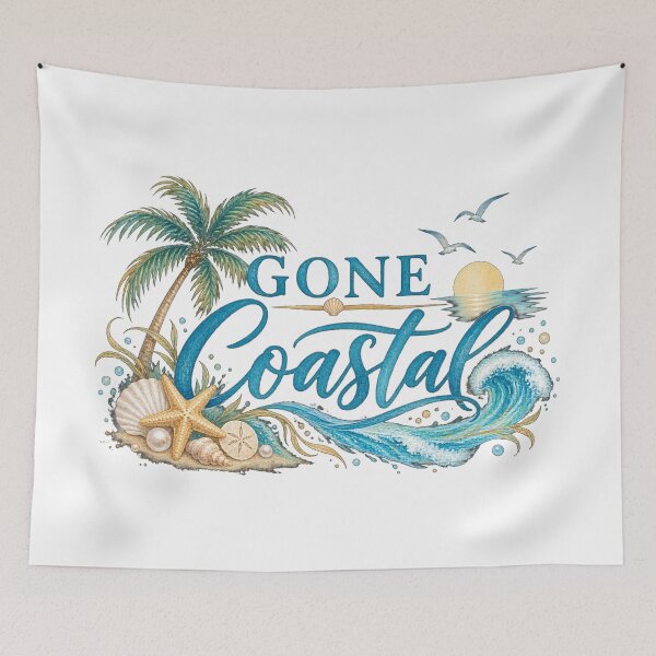 Artikelvorschau, Gone Coastal entworfen und verkauft von SoftlyElsewhere.